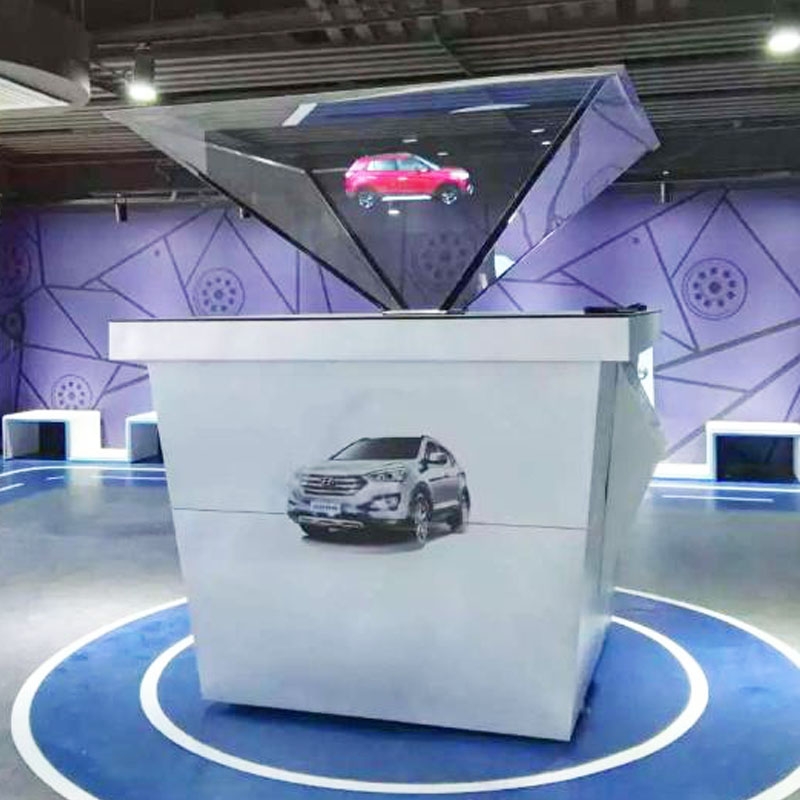 360度全息投影展示柜3D幻影成像展柜三维立体悬浮展厅全息柜3米展示柜